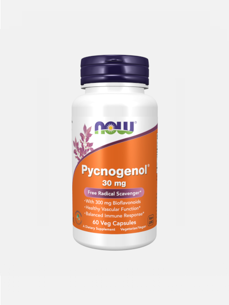 Pycnogenol 30mg – 60 cápsulas – Now