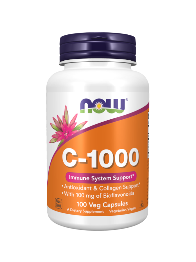 Vitamina C-1000 – 100 veg cápsulas – Now