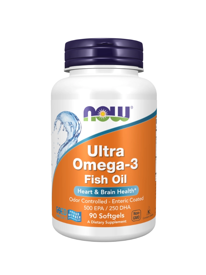 Ultra Omega 3 Fish Oil 500 EPA / 250 DHA Now Foods