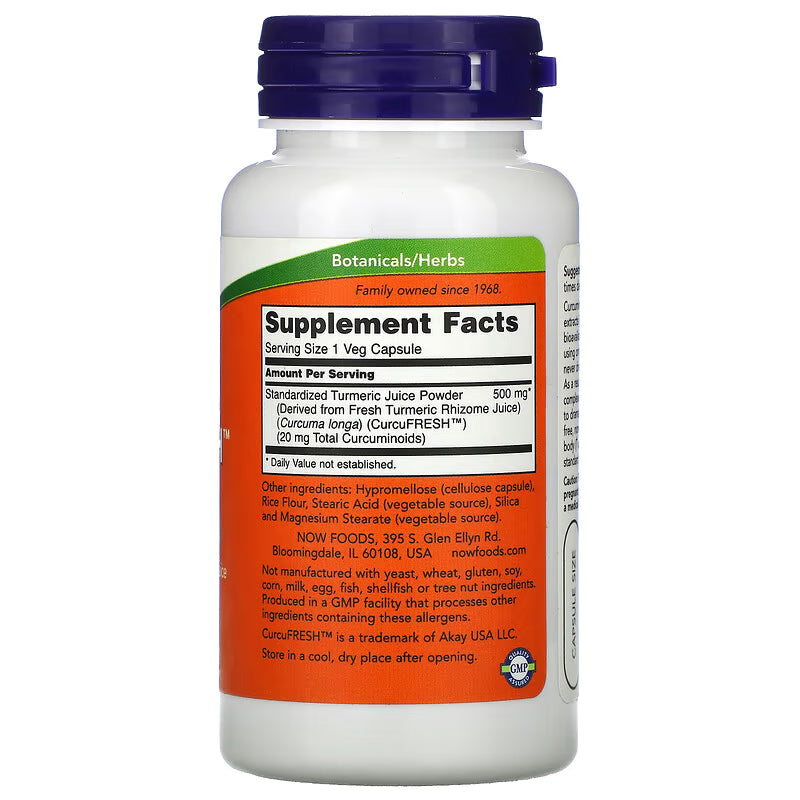 Curcufresh 60vcap - Now Foods