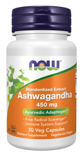 Ashwagandha 450 mg Veg Capsules Now Foods
