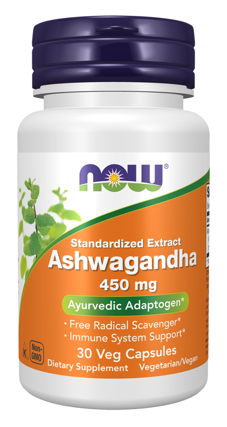 Ashwagandha 450 mg Veg Capsules Now Foods