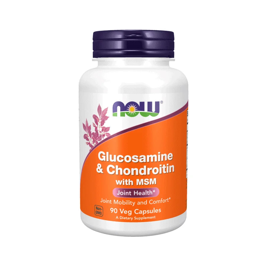 Glucosamina e Condroitina com MSM Now Foods