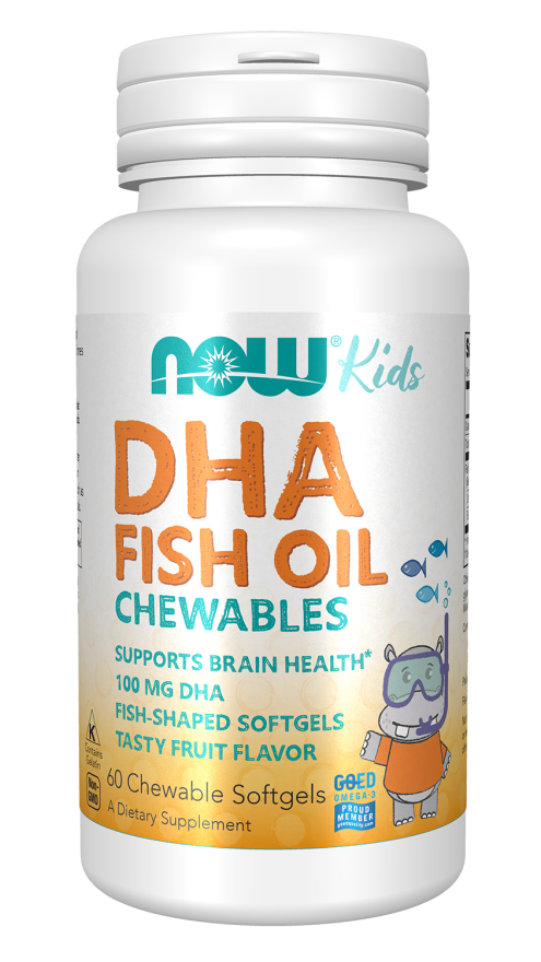 DHA Kids Fish Oil Gummies Now Foods