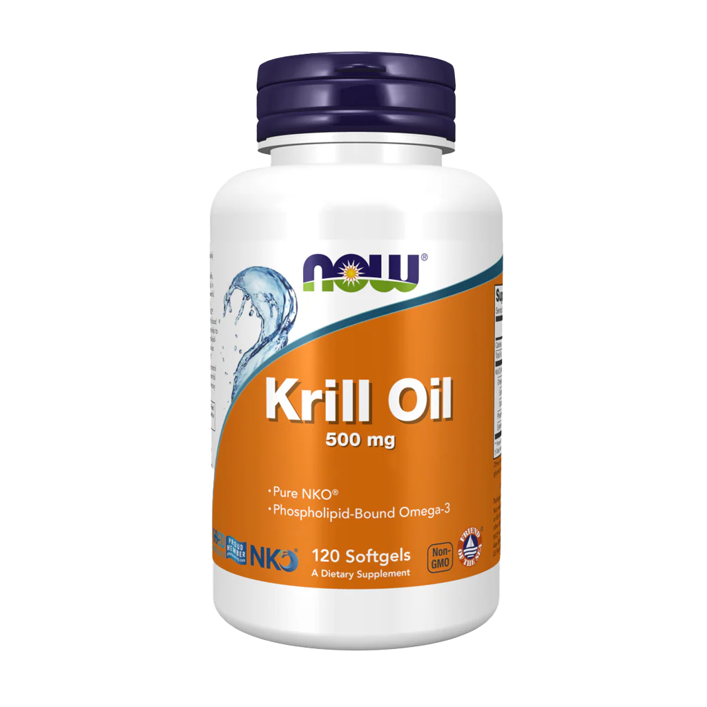Óleo de Krill, 500 mg Now Foods